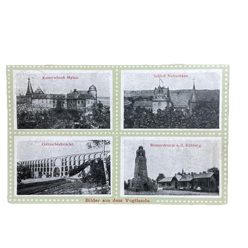 Postkarte netzschkau mylau - netzschkau,
