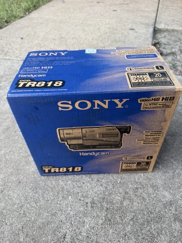 Sony ccd tr818 8mm hi8 - sony, ccd-tr818
