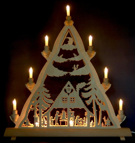 Schwibbogen lichterspitze 54cm - schwibbogen,