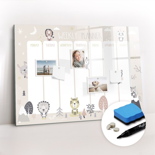 Magnetboard glas für - für, büro