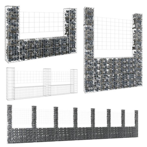 Gabionenkorb form gabione - u-form,