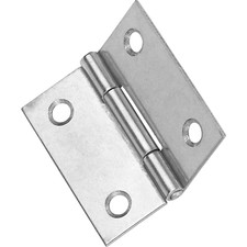 HSI 941970 Scharniere Eisen vernickelt 40 x 50 mm 2Stück Blister