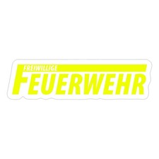 Freiweillige Feuerwehr Schriftzug Aufkleber Sticker, max. 10 x 10 cm, 10 x 10 cm