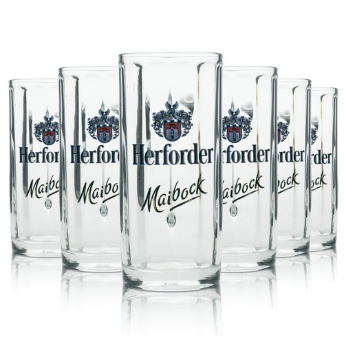 Herforder bier glas - 6x,