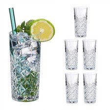 Longdrinkgläser Trinkgläser Cocktailgläser Gin Gläser Wassergläser 6er Set 300ml