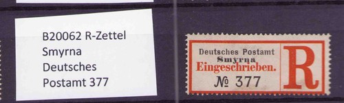 B20062 zettel smyrna - r-zettel,