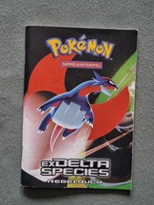 Pokémon Regelbuch EX DELTA SPECIES Sammelkartenspiel Set Vintage Pokemon 