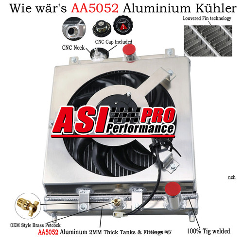Reihe aluminium kühler für - 3,