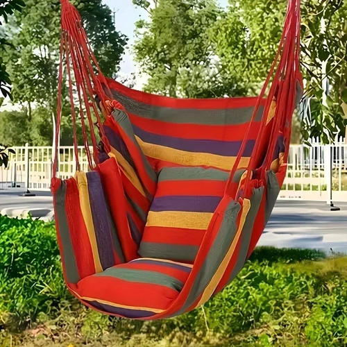 Bunt gestreifter hängematten - bunt,