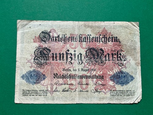 Mark fünfzig 1914 - mark,