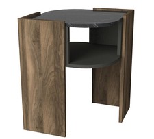 Beistelltisch Braun Marmor