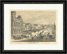 Die Bourkestraße in Melbourne