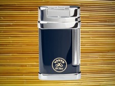 Pfeifenfeuerzeug Vauen Modell 596 blau  Steinzündung