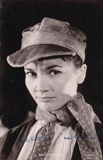 Autogramm - Liselotte Pulver - Kolibri Karte - Das Wirtshaus im Spessart