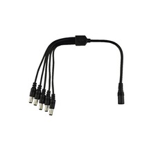 DC Hohlstecker Verteilerkabel 1x 5,5x2,1 Buchse auf 5x 5,5x2,1 Stecker Netzteil