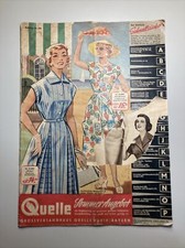 50er Jahre  Quelle Katalog Nr. 554 Sommer-Angebot Versandhaus Versandhandel Mode