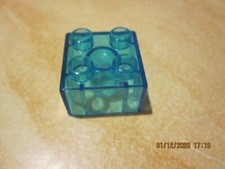 Lego duplo 5633 Polartiergehege Stein transparent blau 4er Glasbaustein Wasser