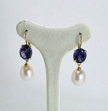 18KT Gold Pink Amethyst Oval