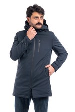 Herren Daunenjacke lang