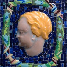 Knabenbildnis Relief Mosaik