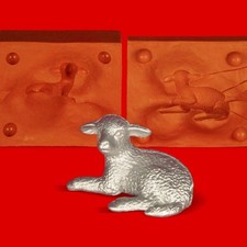 Zinngießform Lamm liegend ca