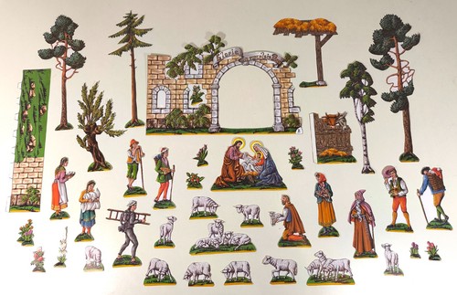 Krippenfiguren papier - 39,
