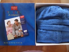 GABEL  Tintunita & company UNISEX-Bademantel aus Jacquard-Frottee blau Gr. L NEU