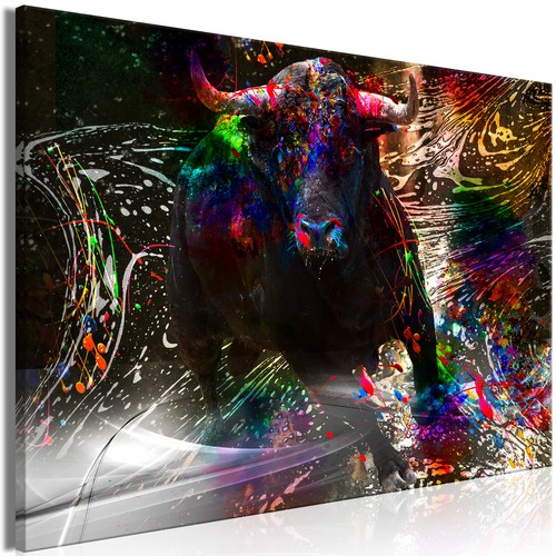 Tiere stier bunt - stier,
