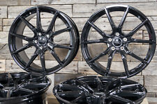 18 Zoll Alu Felgen V1 für Audi A4 A5 A6 A7 Q3 Q5 TT S-Line Schwarz 5x112 8x18