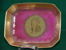 DW Porzellan - Karlsbader Manufaktur - kleine Schale - Golddekor - Vintage