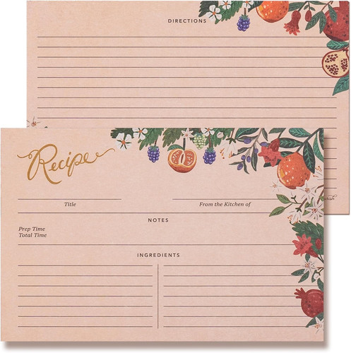 Rezeptkarten 4x6 doppelseitig