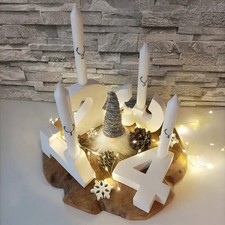 Advents - Zahlen Kerzenhalter