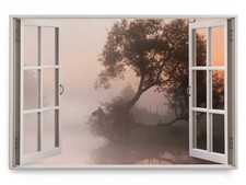 120x80cm Wandbild Fensterbild