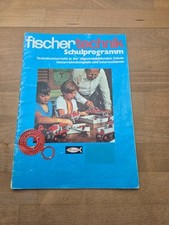 fischertechnik Schulprogramm auf 35 Seiten in beschädigtem Zustand 39268
