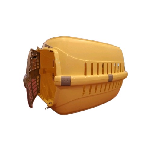 Katzentransportbox gelb fit - katzentransportbox,