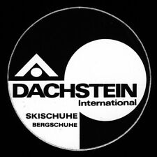 Werbe Aufkleber - Dachstein Skischuhe - 7x7cm - Vintage Reklame Werbung