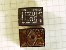 48VDC - ALCATEL  MT4 - Miniatur-Relais - 4 Wechselkontakte , Stange mit 22 Stück