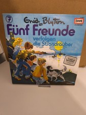 LP FÜNF FREUNDE - VERFOLGEN DIE STRANDRÄUBER /Nr.7 E.BLYTON /EUROPA 1979 NM-