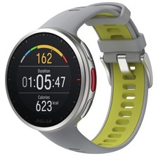 Polar Vantage V2 GPS-Uhr - Silber/Grau-Limette, M/L