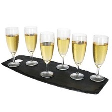 6er Set Royal Sektgläser 140ml Champagner-Glas klare Sektflöte Prosecco Party 