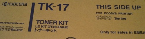 Original kyocera tk17 - original, tk-17