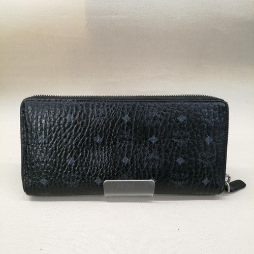Mcm round zipper long - long, wallet