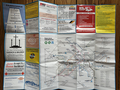 Berlin s bahn sonderplan - u,
