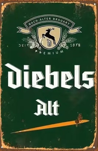 Diebels alt bier vintage - alt, bier-vintage
