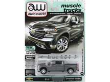 CHEVROLET Silverado LTZ Z71 - 2019 - satin steel metallic - Auto World 1:64