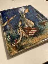 Karlsruher Majolika Wandplatte