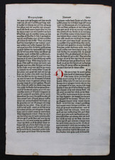 INKUNABEL,BIBLIA GERMANICA,8.DEUTSCHE BIBEL,JEREMIAS,ANTON SORG,AUGSBURG,1480