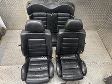 VW Golf 3 Cabrio Leder Sitze Rückbank Ausstattung Schwarz Innenausstattung