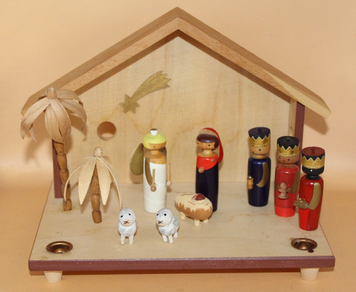 Moderne krippe heilige - krippe,