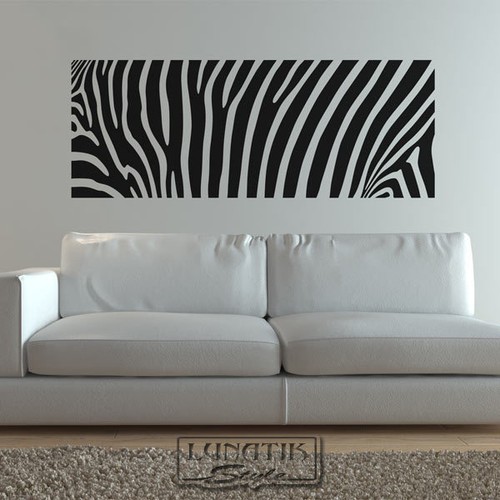 Wandtattoo wandaufkleber zebra - wandtattoo,